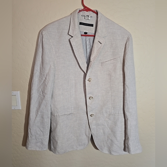 John Varvatos 100% Linen 5 Button Blazer